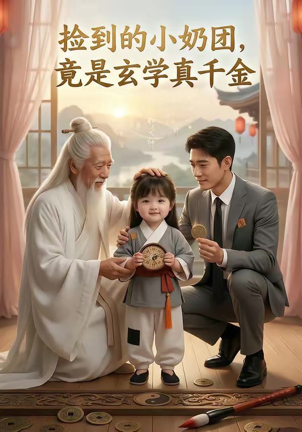 捡到的小奶团，竟是玄学真千金！封面图